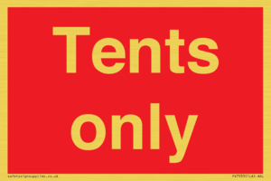 Tents only